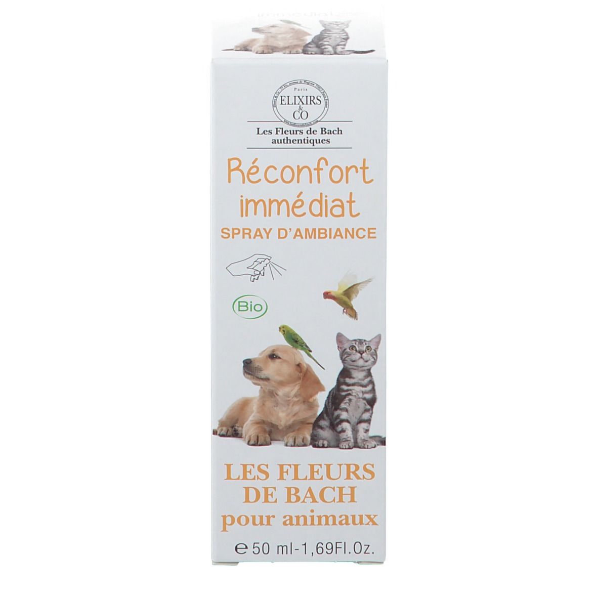 Elixirs & Co Les Fleurs de Bach Spray Comfort Immediato per Animali