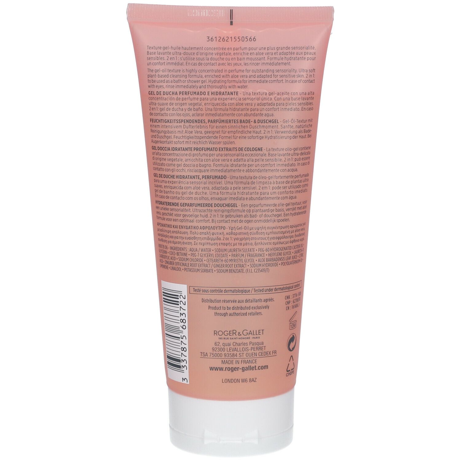 Roger & Gallet Gingembre Exquis Gel Doccia