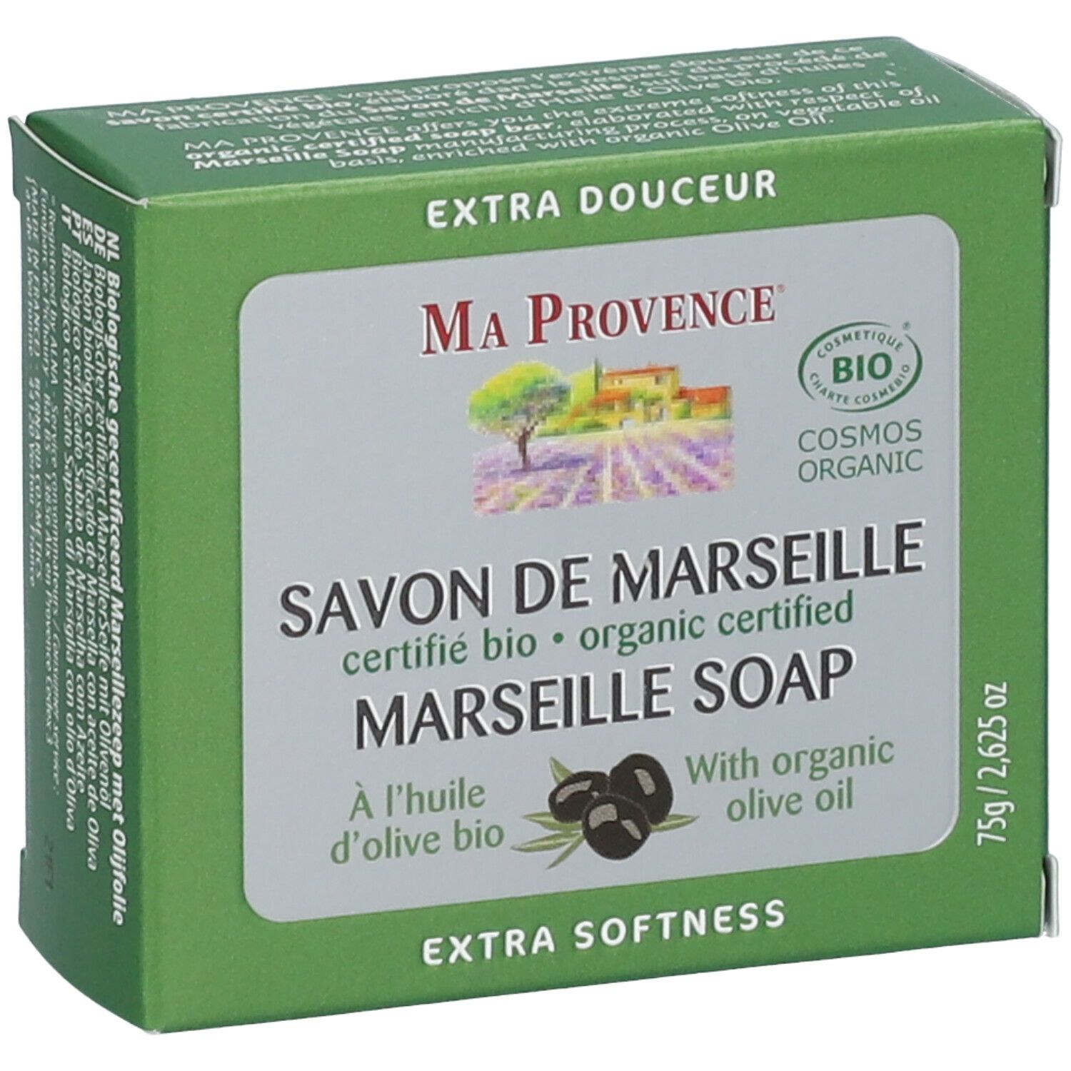 MA PROVENCE® Savon de Marseille à l'Huile d'Olive Bio