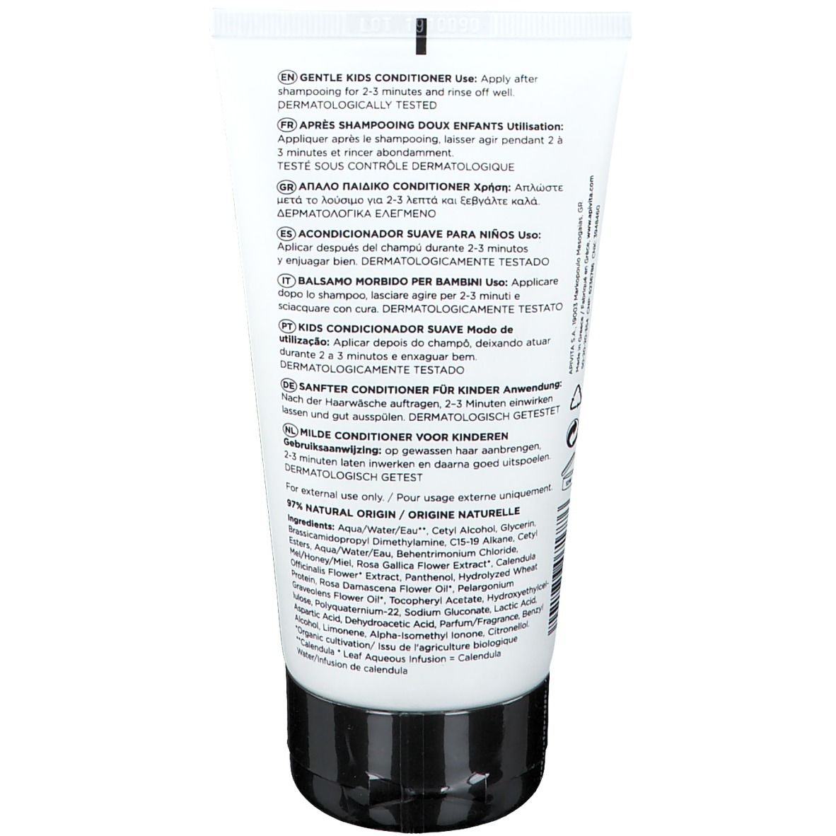 APIVITA KIDS Conditioner Honey & Rose