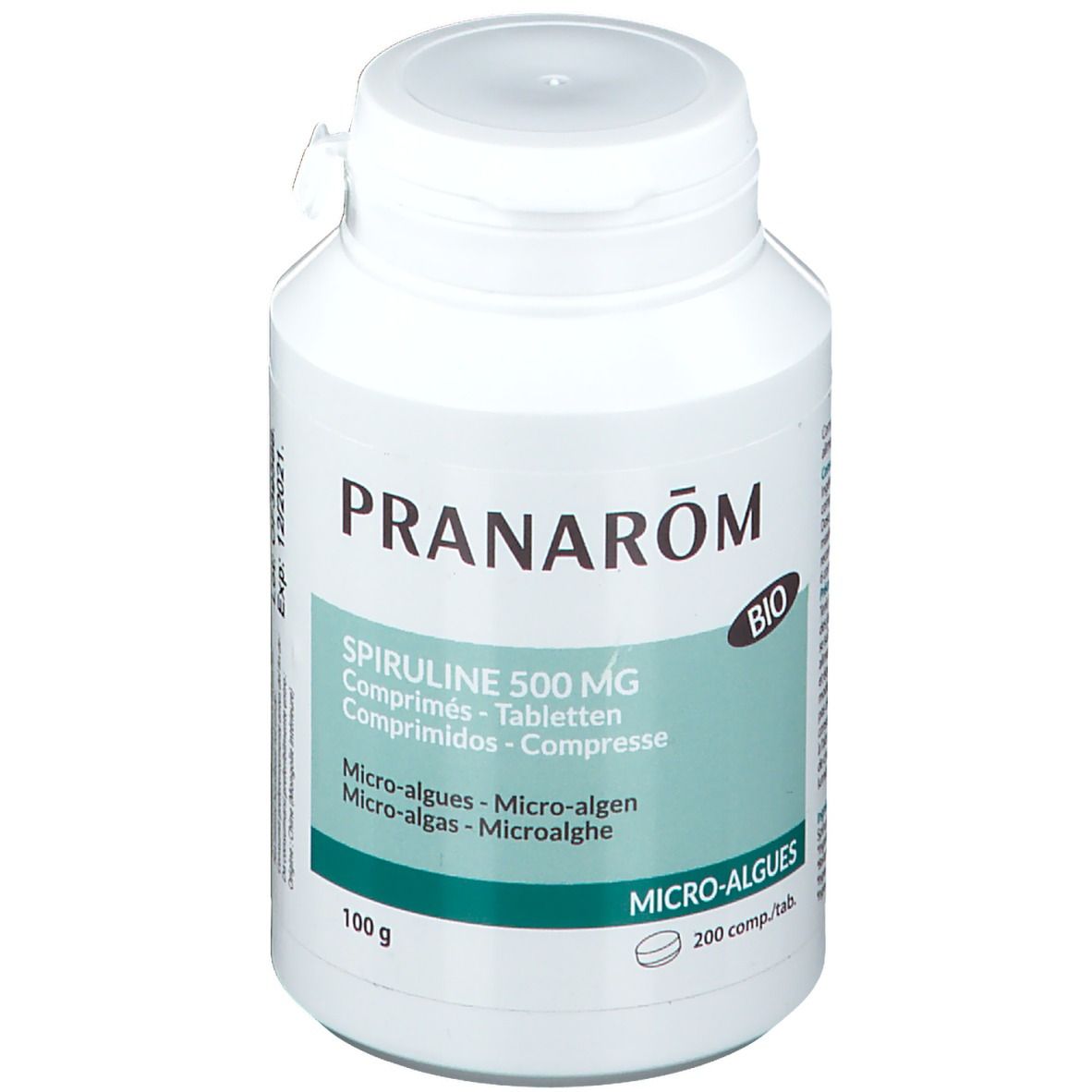 PRANARÔM Spiruline 500 mg Bio