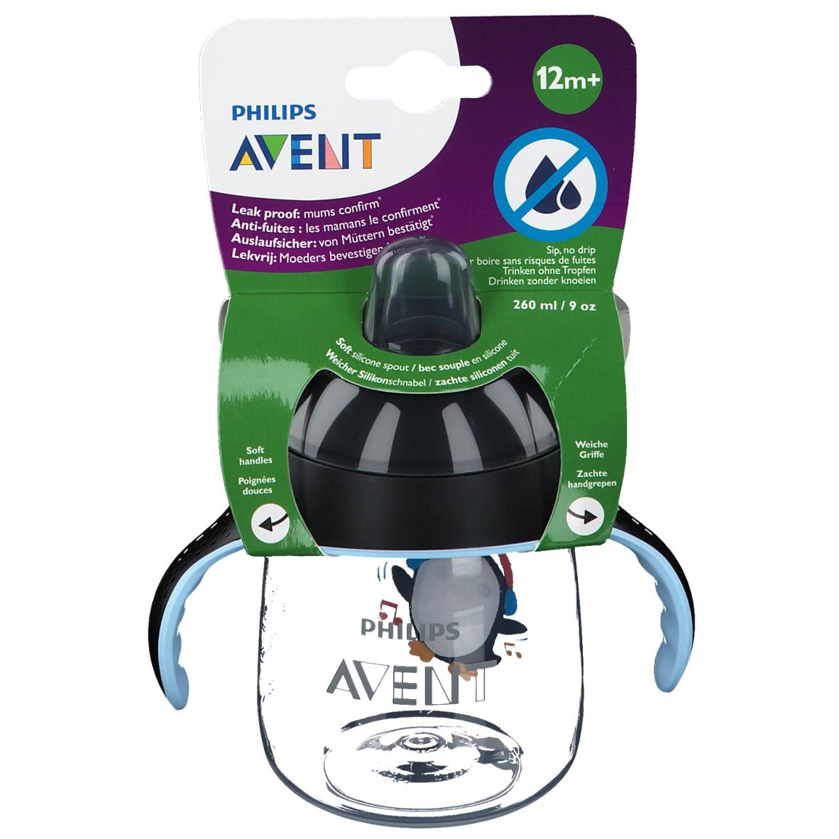 PHILIPS AVENT Tazza con beccuccio 12 mesi (260 ml)