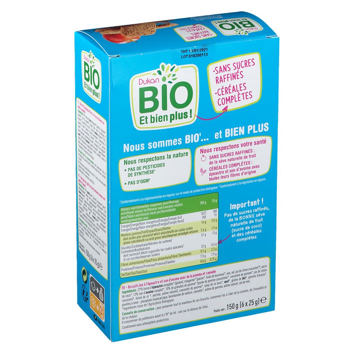 DUKAN Bio Biscuits Moelleux