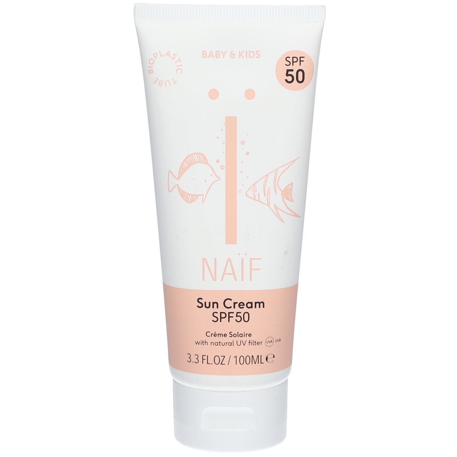 NAIF Natural Sunscreen for Baby & Kids SPF50