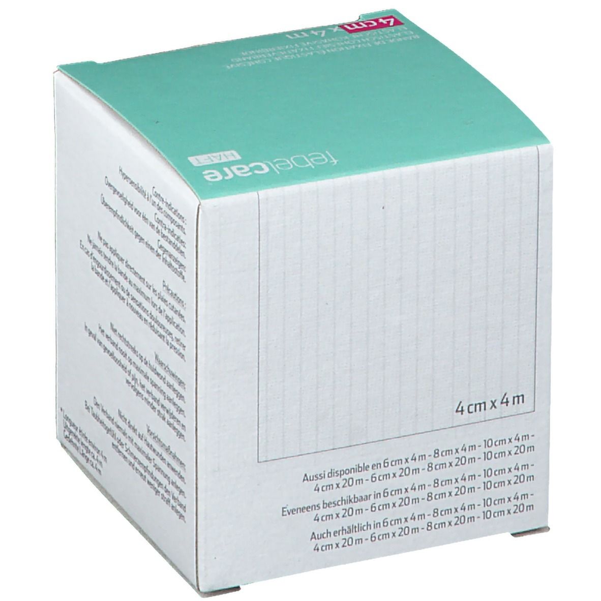 Febelcare® Haft Bende di Fissaggio Adesive 4 cm x 4 m