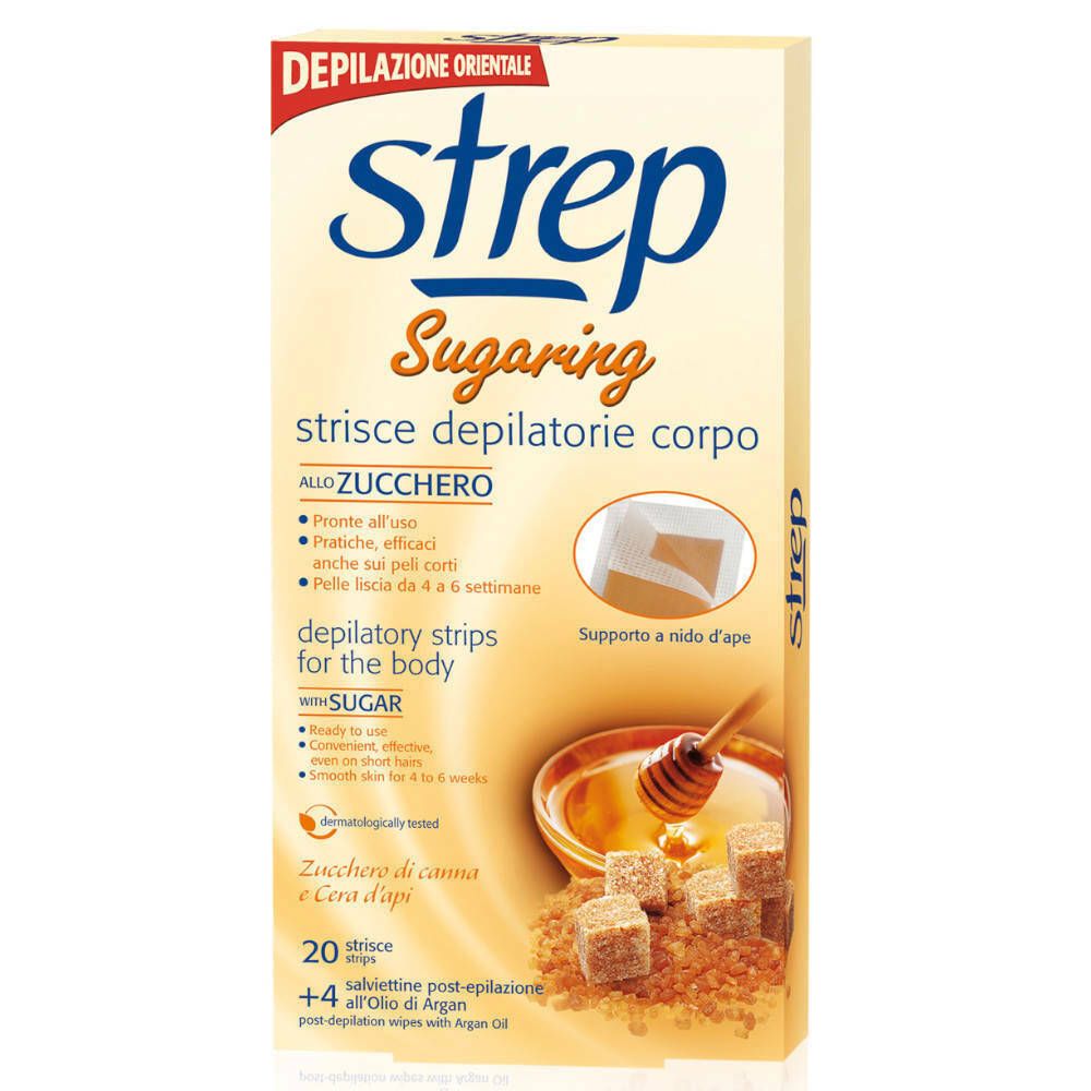 Strep Sugaring Strisce Depilatorie Corpo