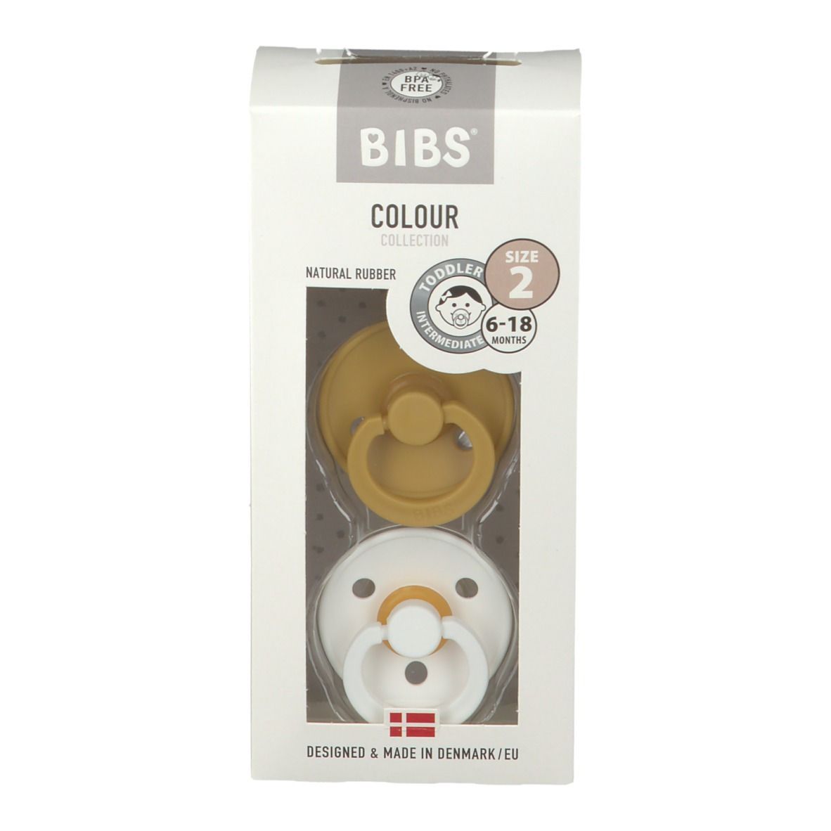 Senape BIBS® BIBS COLOUR 6 - 18 mesi Taglia 2