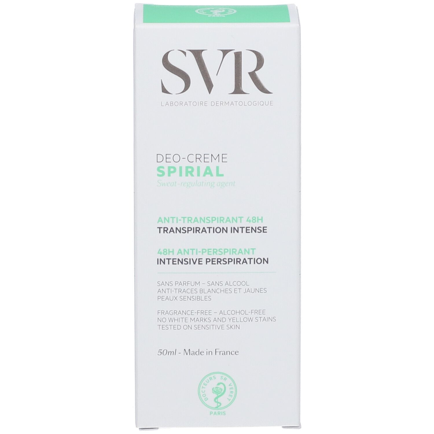 Confezione della crema deodorante SVR Spirial.