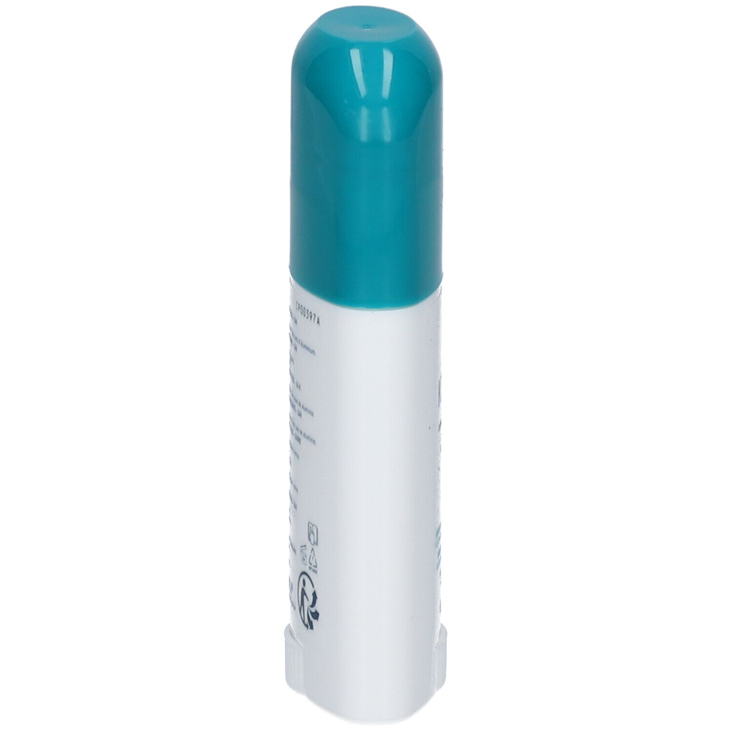 Stick deodorante RoC KEOPS. Contenitore bianco, tappo turchese. Retro con testo. Senza alcool, senza profumo, senza sali di alluminio. 40 ml.