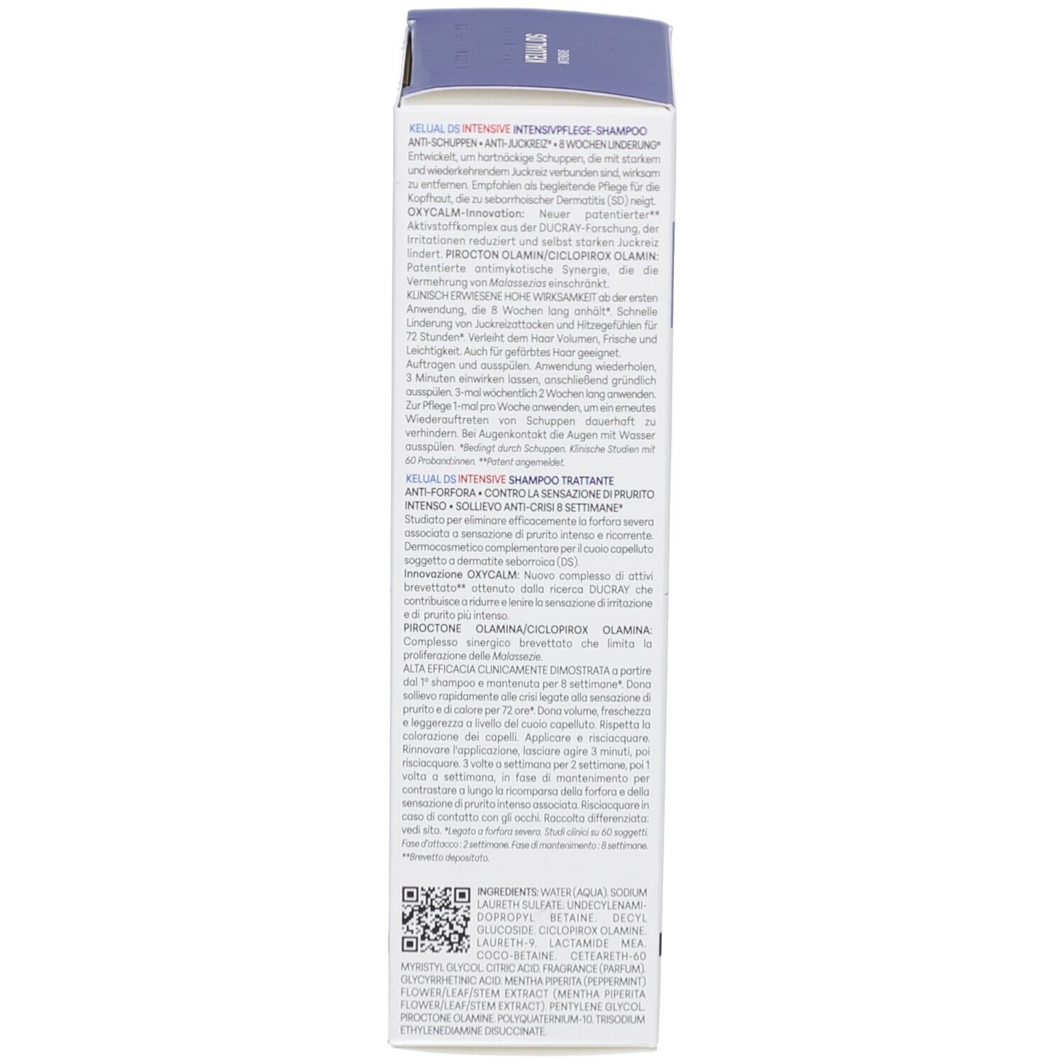 Confezione di shampoo trattamento intensivo anti-forfora e anti-prurito.