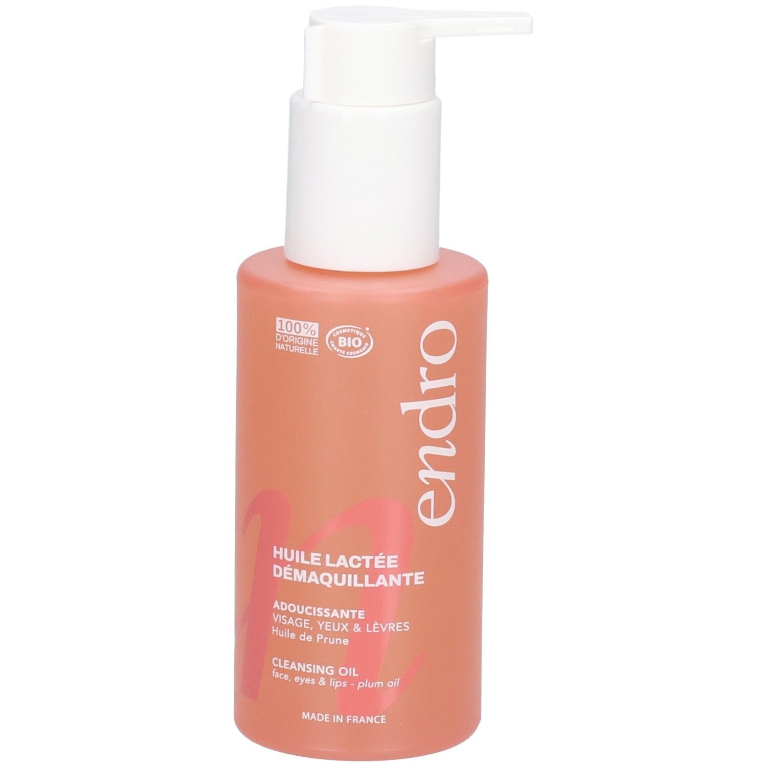 Flacone Endro Olio Detergente con erogatore a pompa, ingredienti biologici 100% naturali.