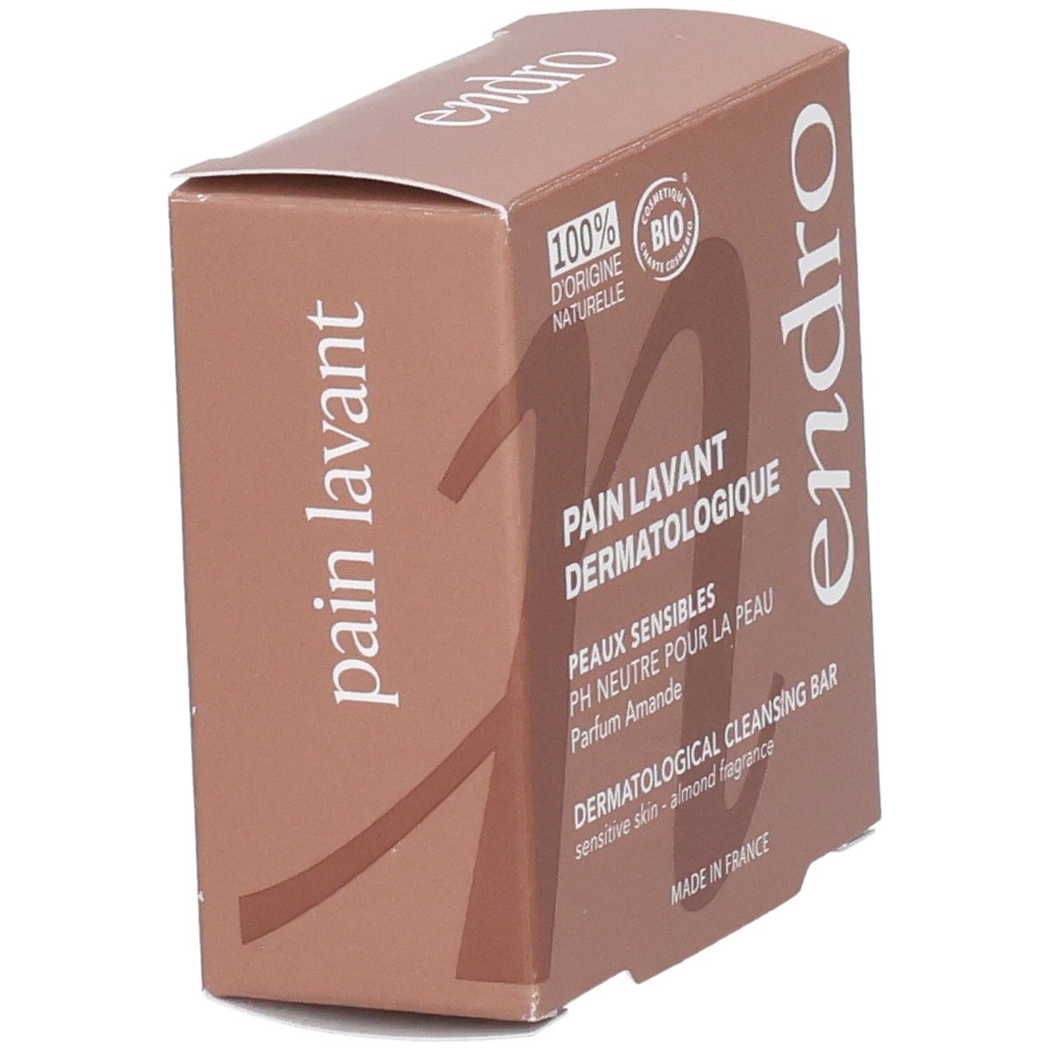 Endro Sapone Dermatologico, 100% origine naturale, certificato BIO, per pelli sensibili.