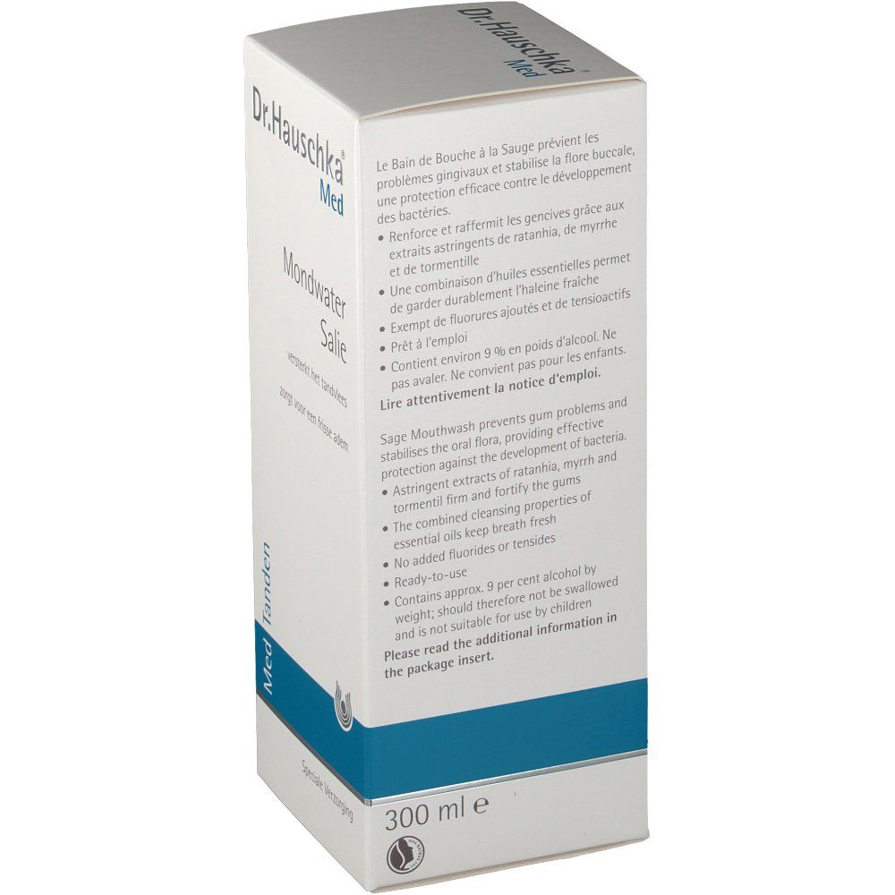 Confezione in cartone, retro con testo. Marchio e nome del prodotto. Volume: 300 ml.