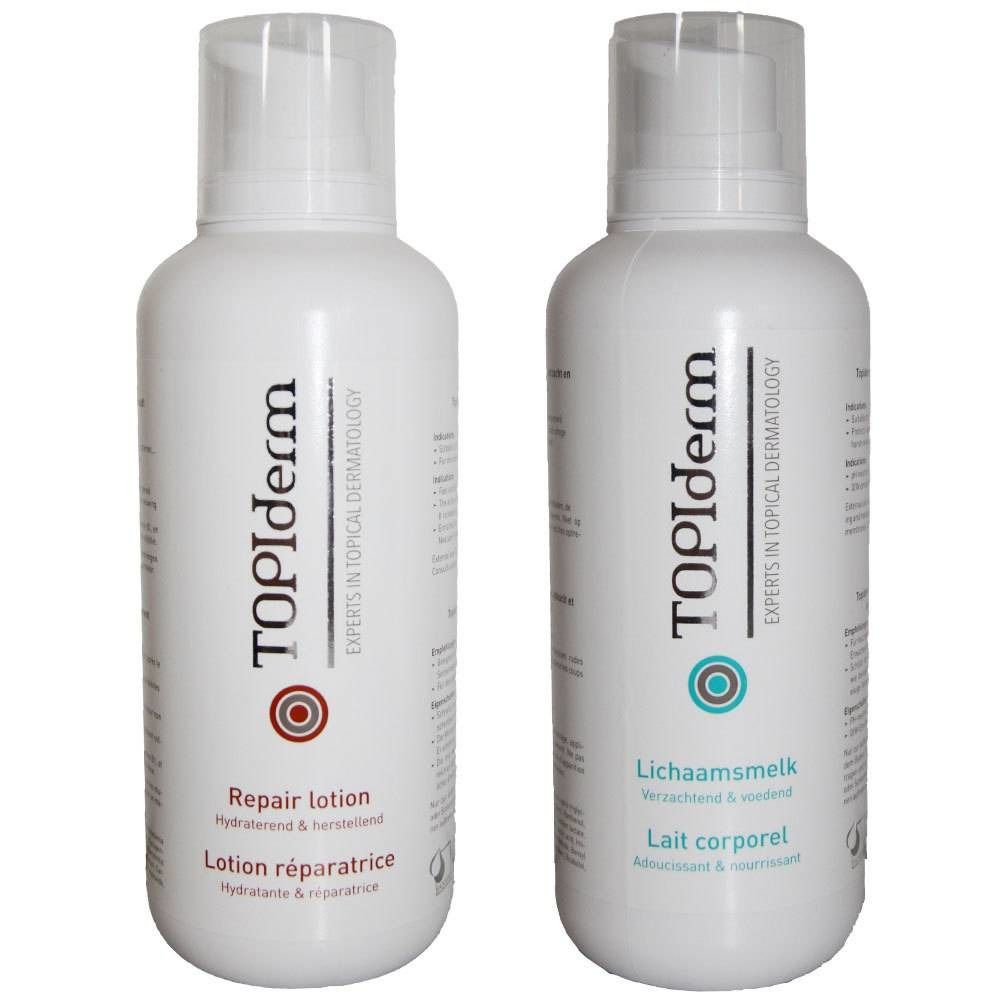 Topiderm Body Milk and Repair Lotion Duopack