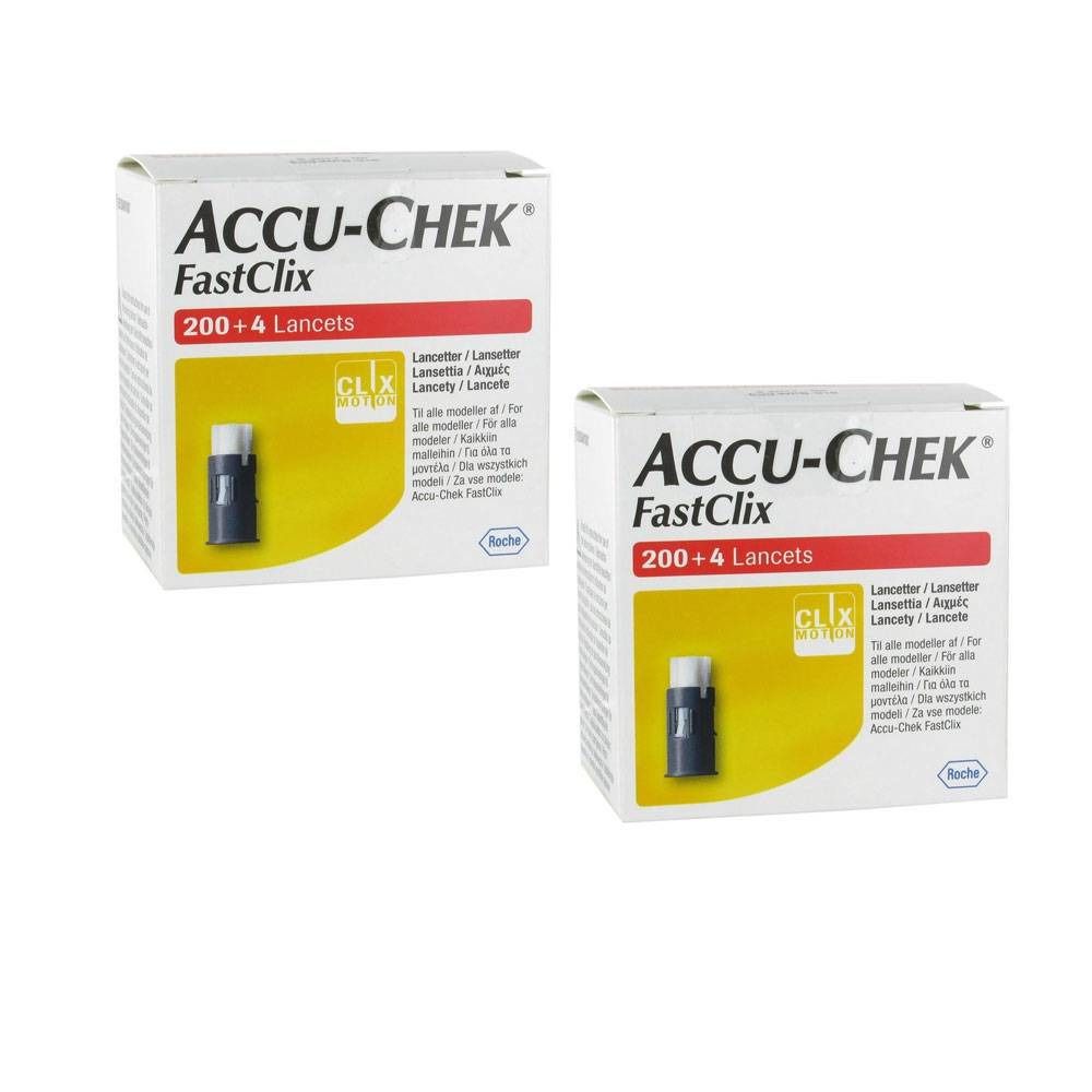 Accu-Chek Linea Controllo Glicemia Fastclix 24 Lancette Pungidito - Fa