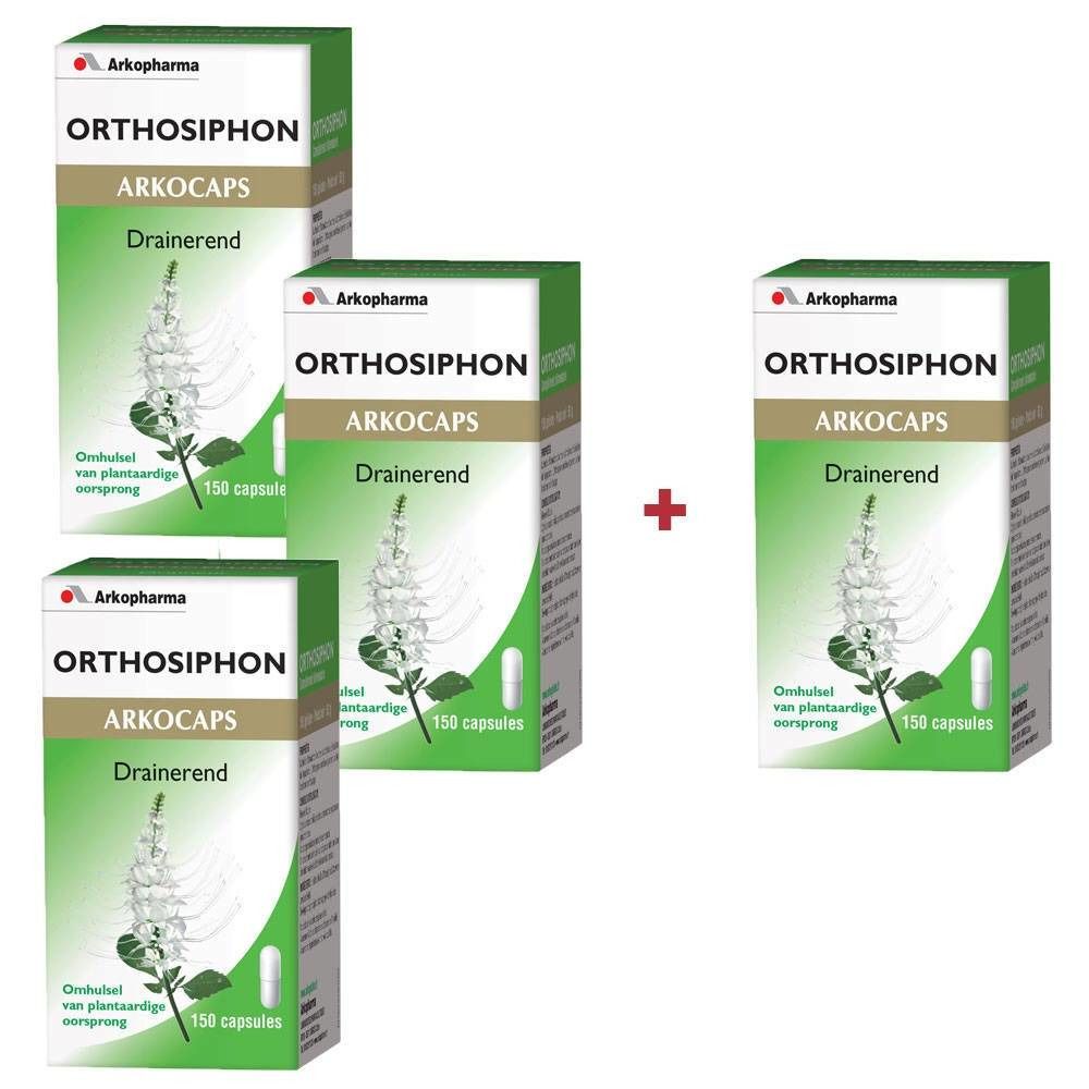 Arkogelules Orthosiphon Vegetale Promopack 3 + 1 FREE
