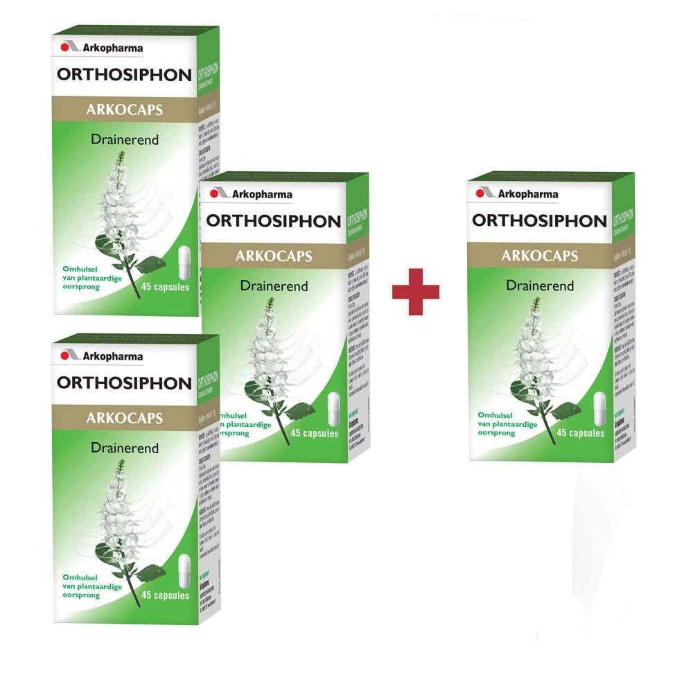 Arkogelules Orthosiphon Vegetal Promopack 3 + 1 FREE