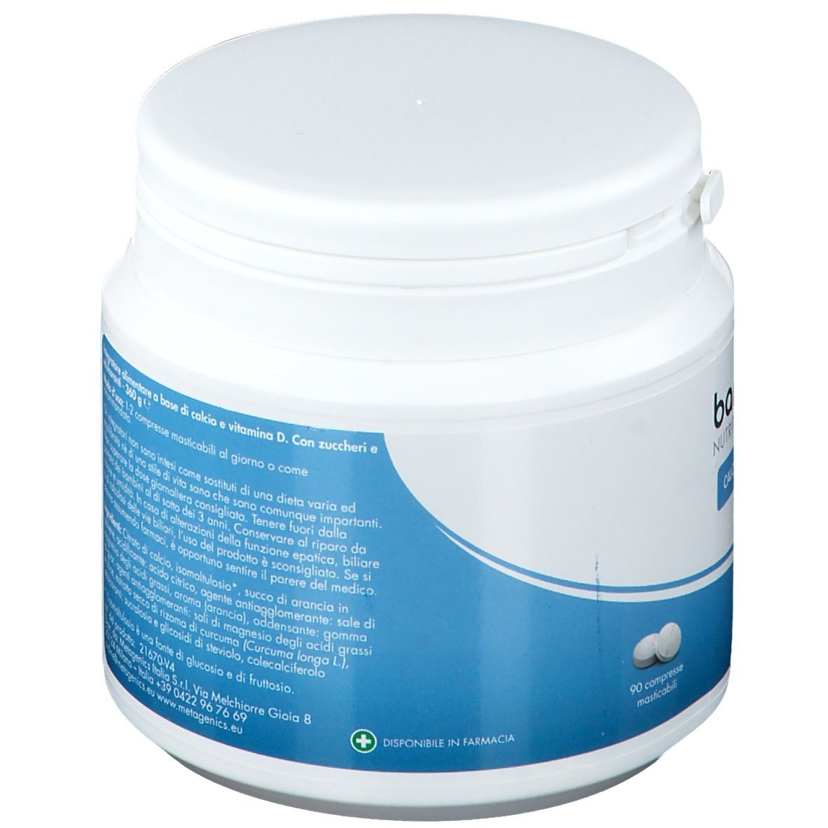 Barinutrics® Calcio Citrato 2000 mg Gusto arancia-limone