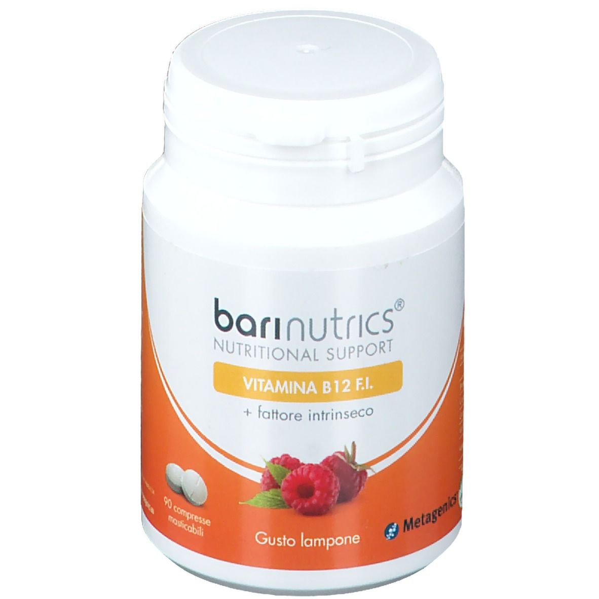 Barinutrics® Nutritional Support vitamina B12 F.I. Gusto lampone