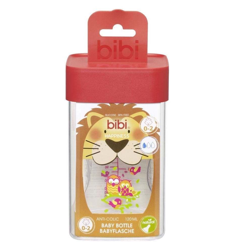 Bibi Nursing Bottle Play With Us 0-2m Pink Bird