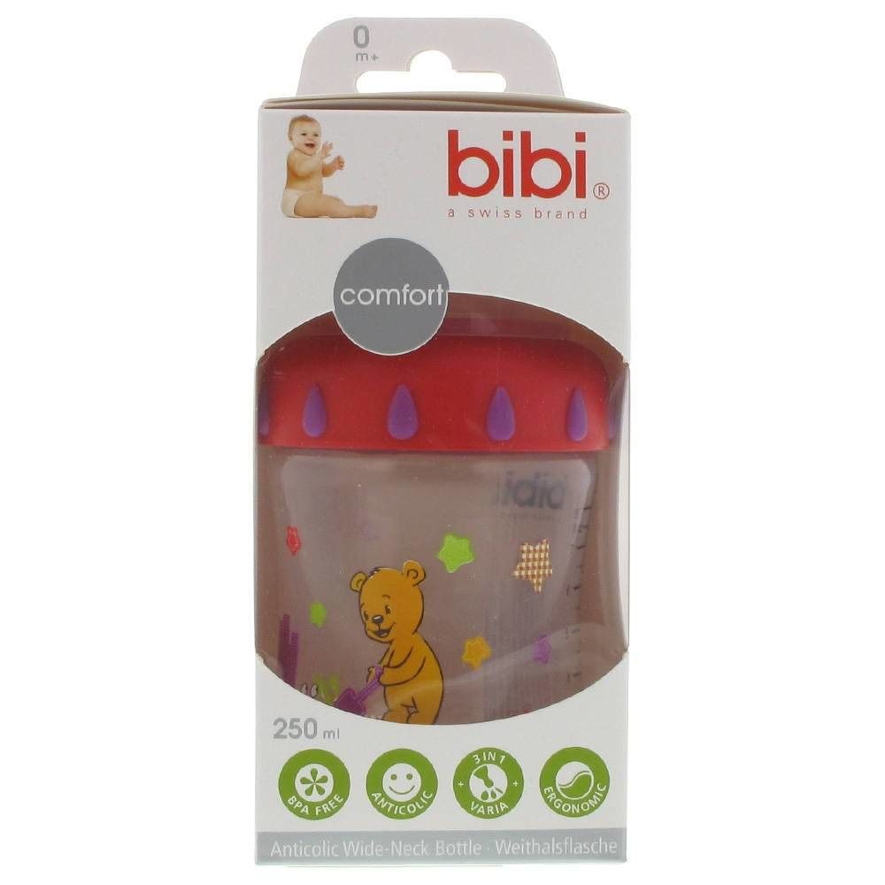 Bibi Nursing Bottle Wn Comfort 2013 0m+ Red