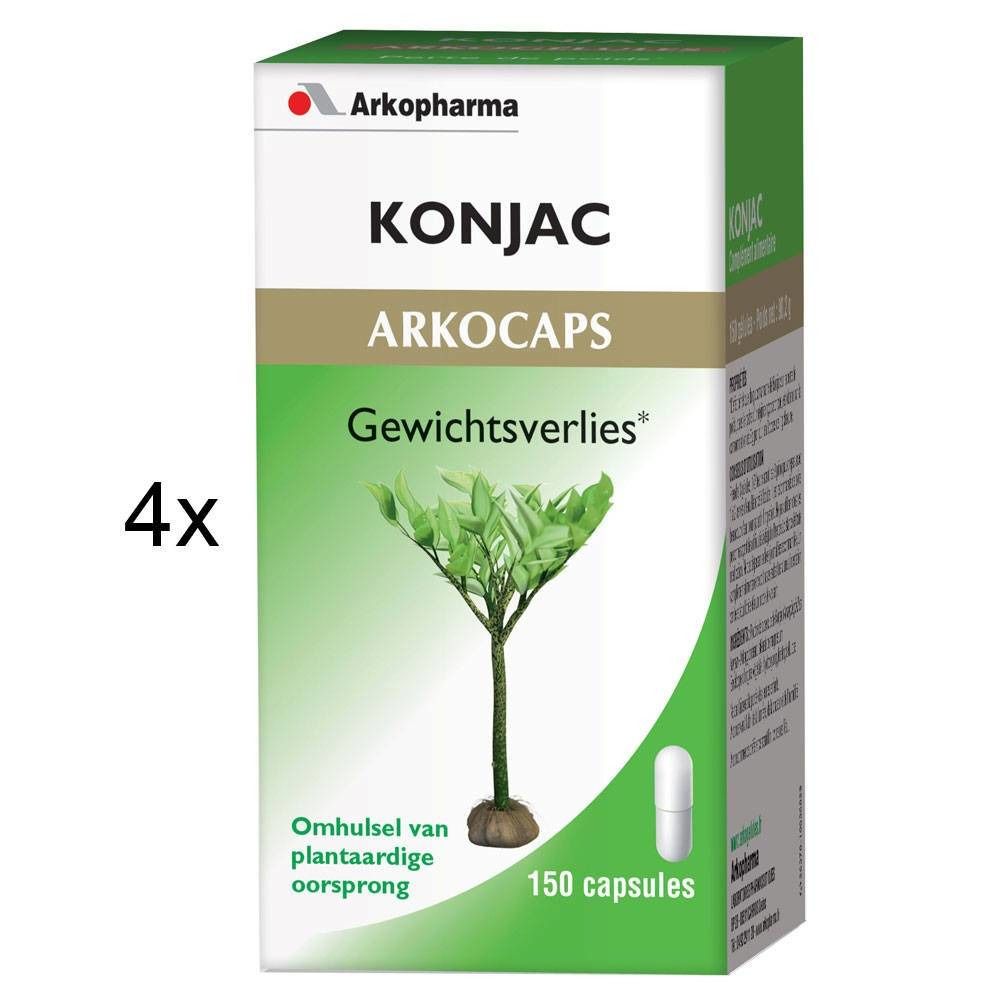 Arkogelules Konjac 3 + 1 GRATIS