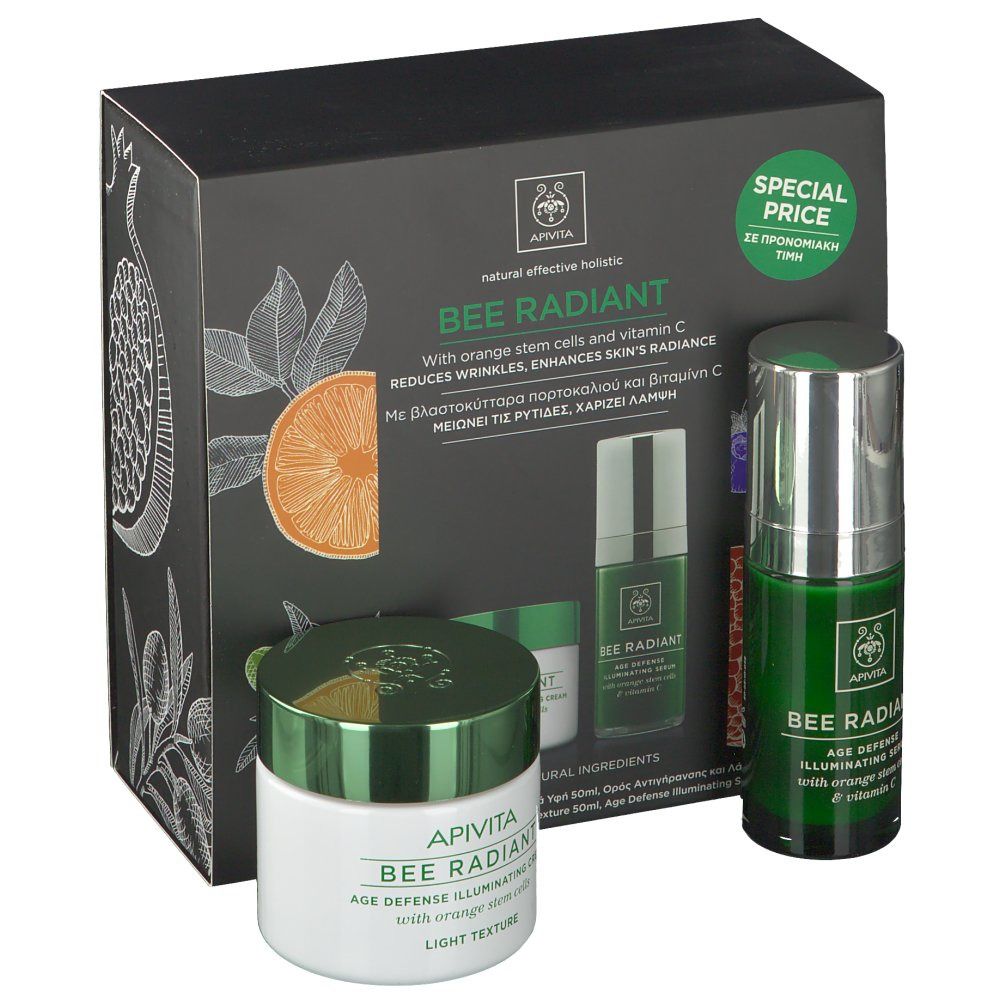 Apivita Bee Radiant Cofanetto - Consistenza Leggera