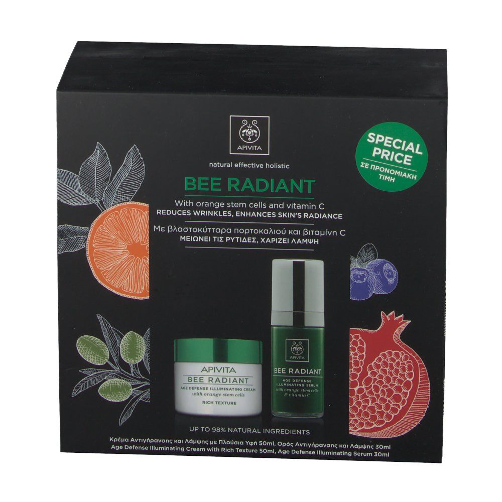 Apivita Bee Radiant Cofanetto - Consistenza Ricca