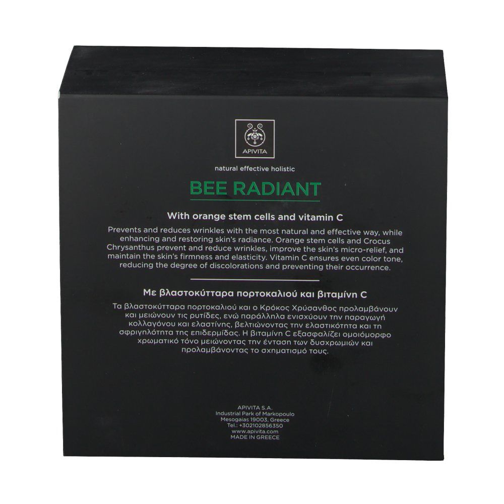 Apivita Bee Radiant Cofanetto - Consistenza Ricca