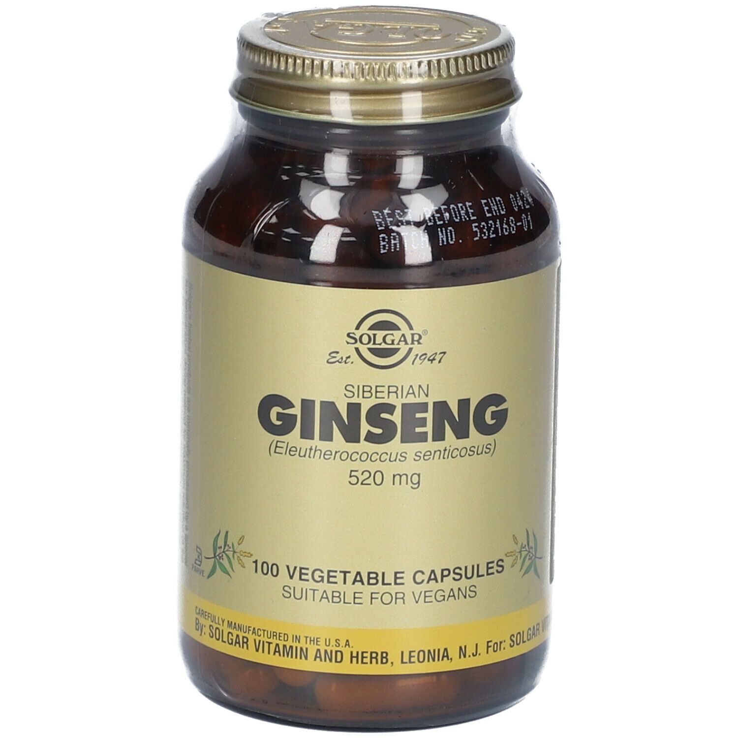 SOLGAR® Ginseng Siberian 520mg