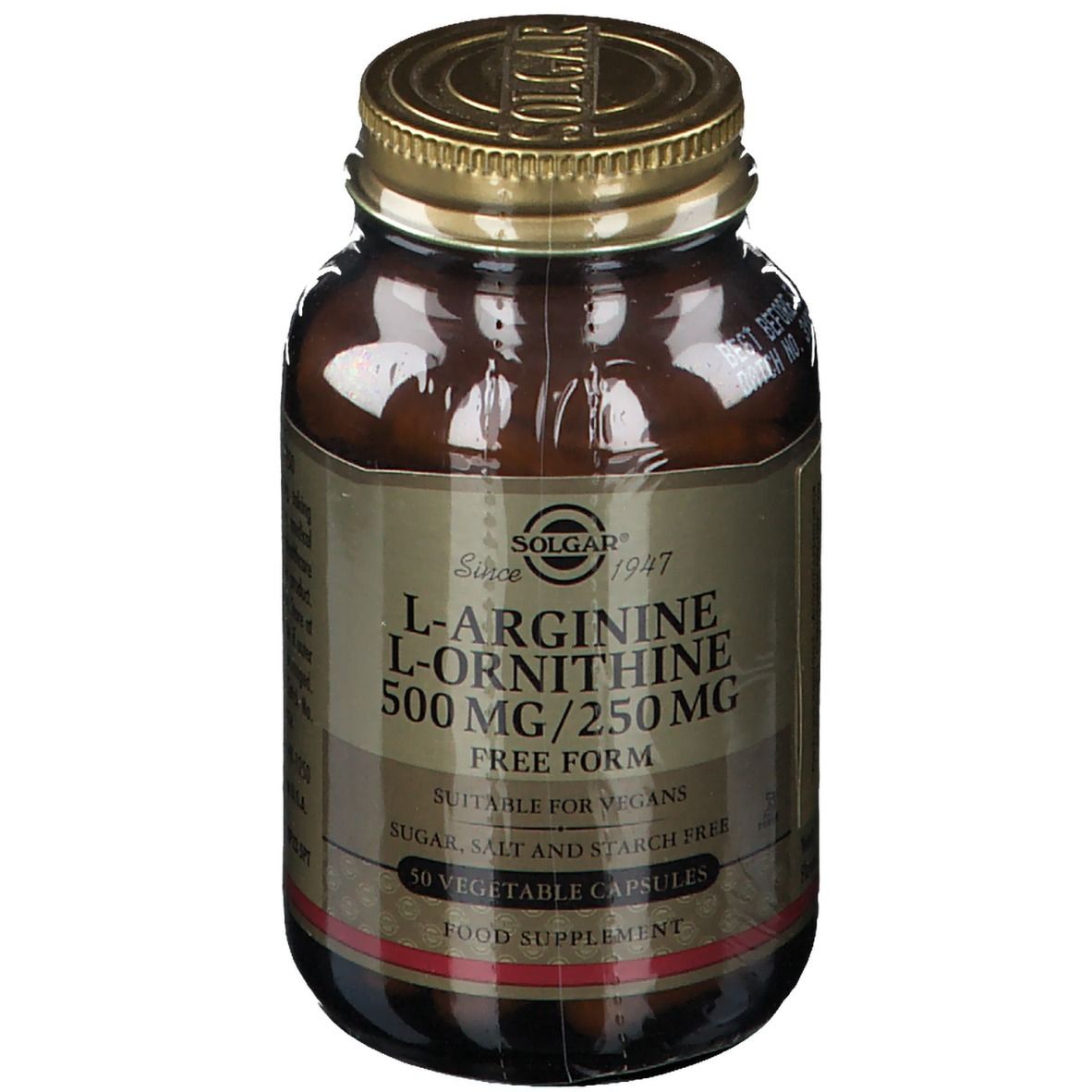 SOLGAR® L-Arganine/L-Orthinine 500/250 mg