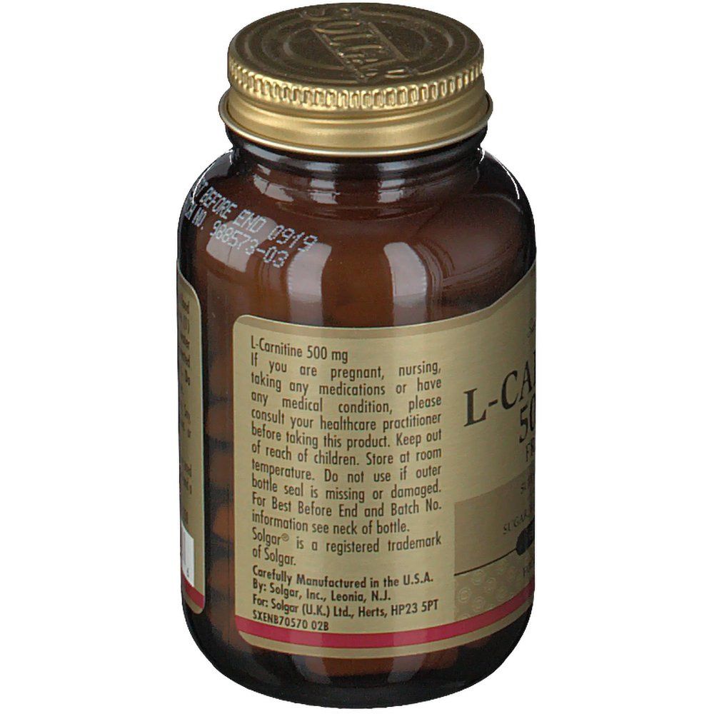 SOLGAR® L-Carnitine 500 mg