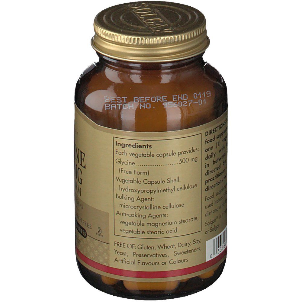 SOLGAR® Glycine 500 mg