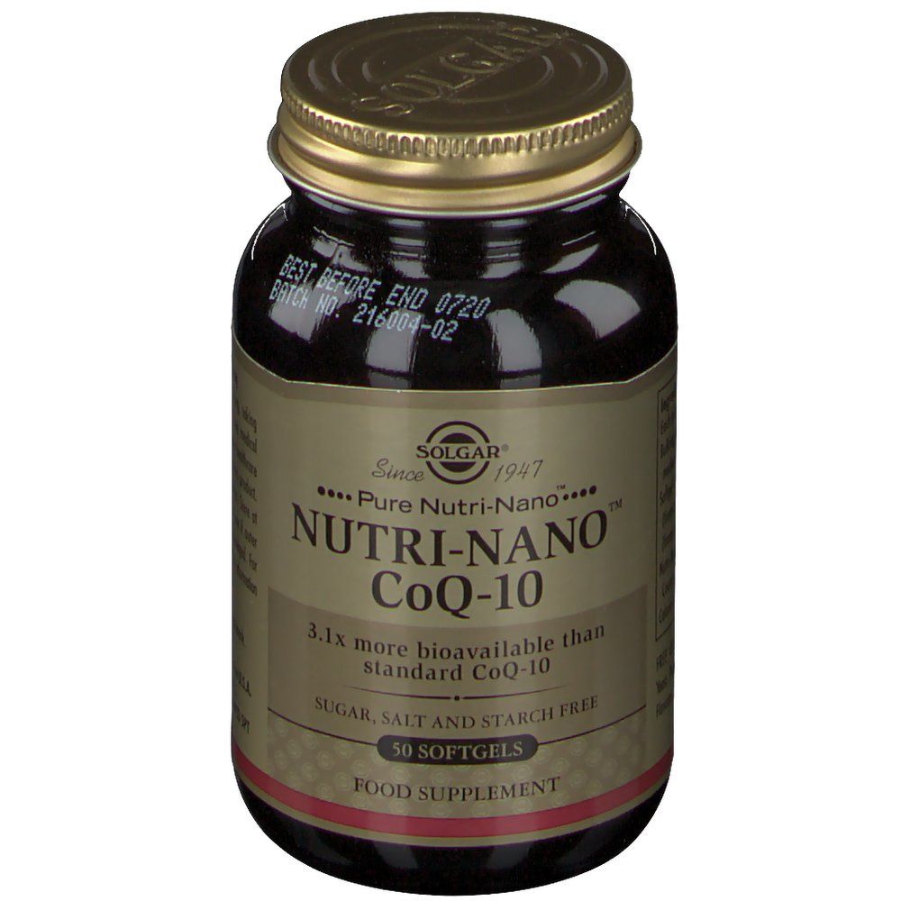SOLGAR® Nutri-Nano™ CoQ-10 3.1x