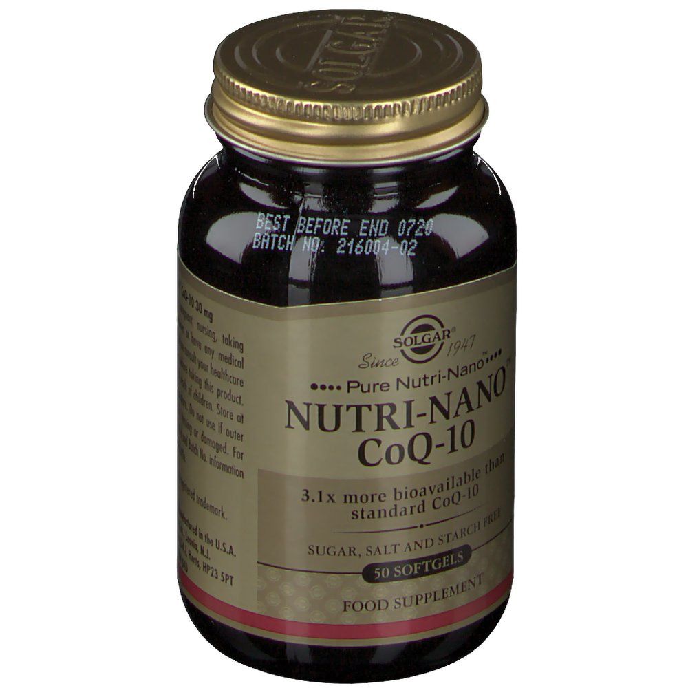 SOLGAR® Nutri-Nano™ CoQ-10 3.1x