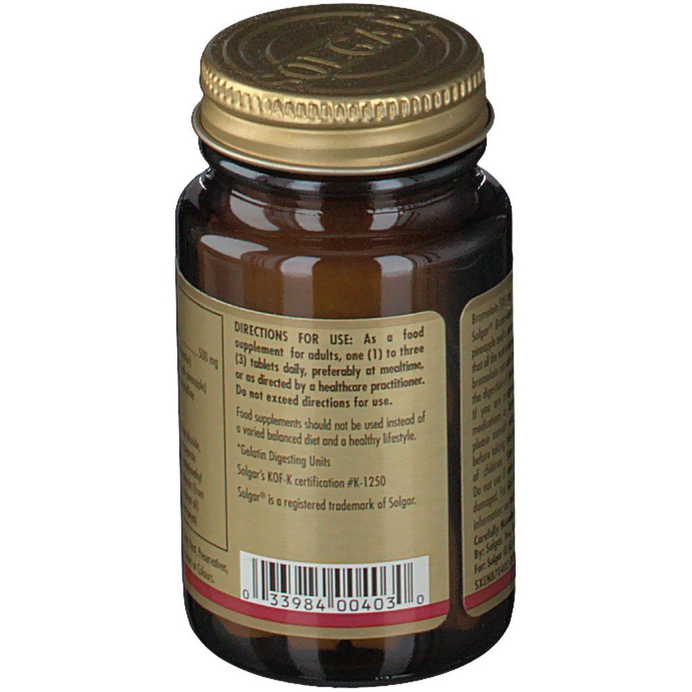 SOLGAR® Bromelain 500 mg