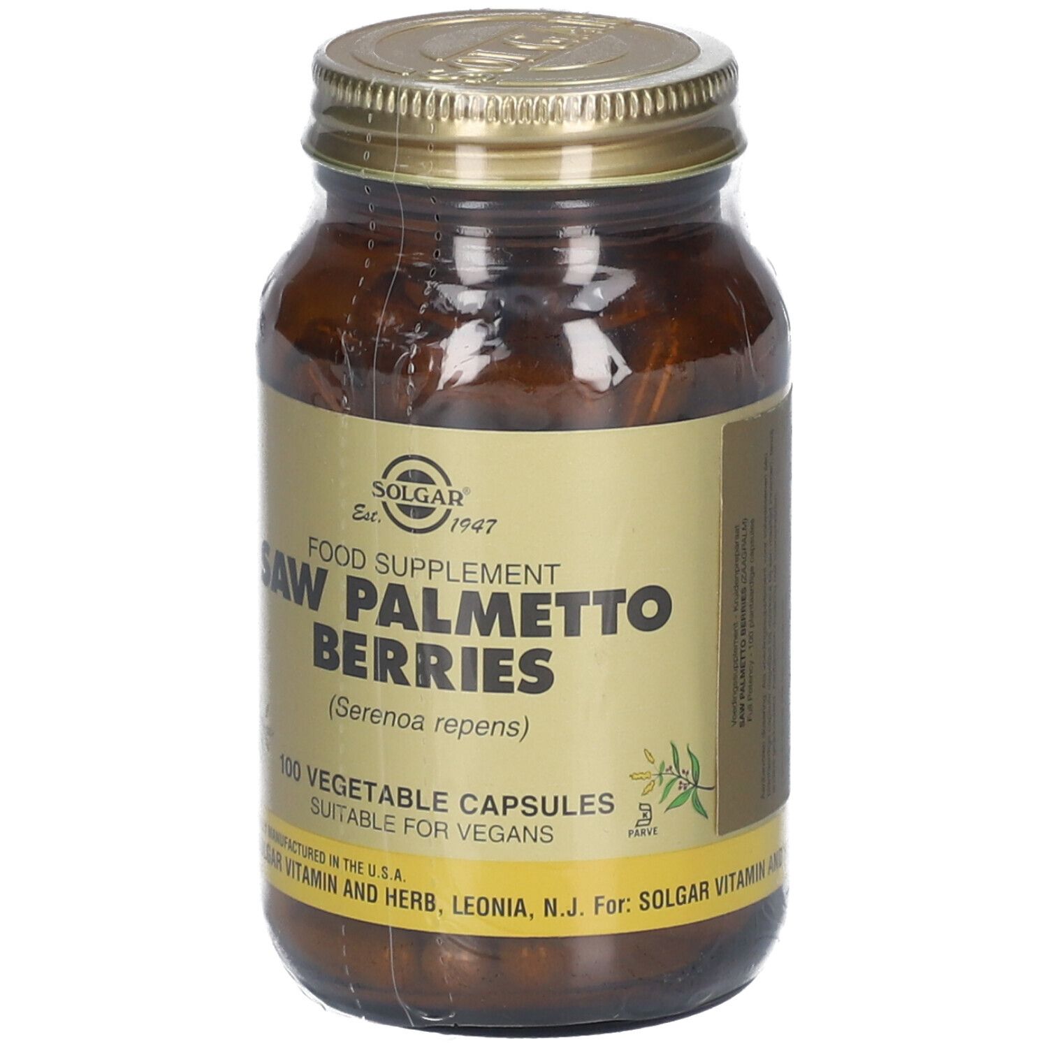 SOLGAR® Saw Palmetto Berries 100 pz Redcare