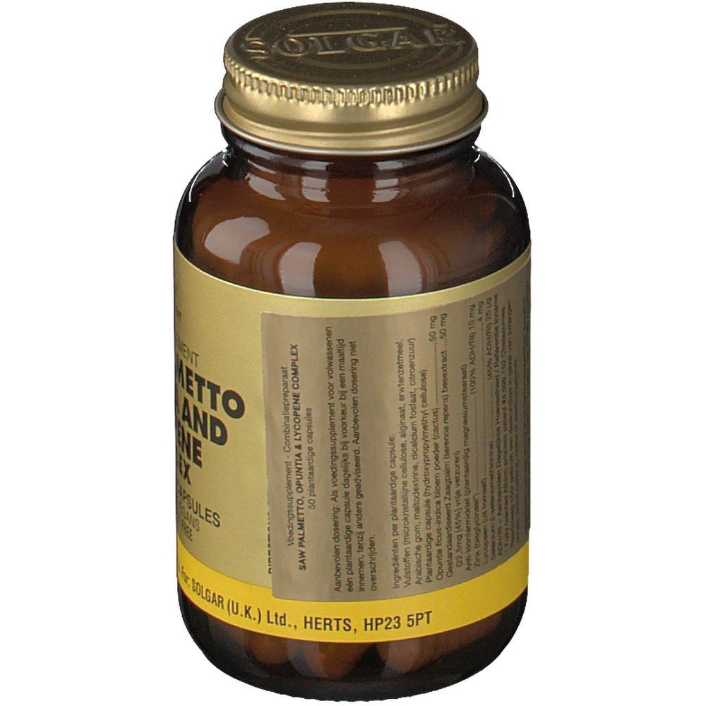 SOLGAR® Saw Palmetto Opuntia & Lycopene Complex