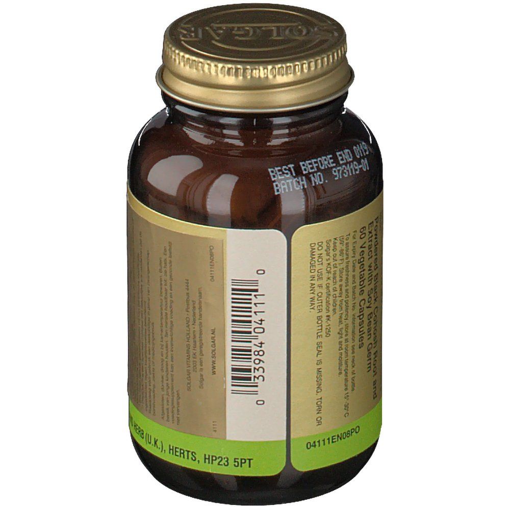 SOLGAR® Black Cohosh Root Extract Plus 60 pz Redcare