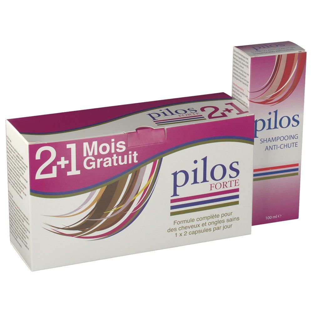 Pilos Forte 2+1 Mesi GRATIS + Shampoo Anti-Caduta 150 ml GRATIS