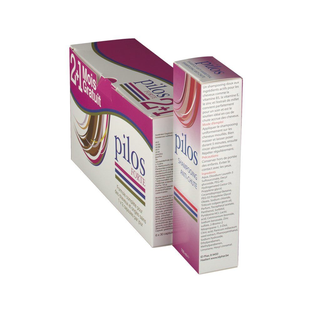 Pilos Forte 2+1 Mesi GRATIS + Shampoo Anti-Caduta 150 ml GRATIS
