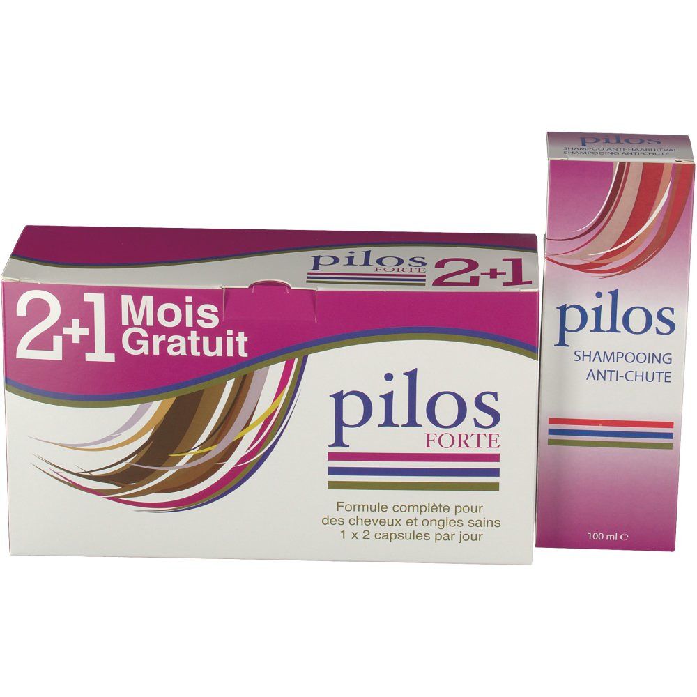 Pilos Forte 2+1 Mesi GRATIS + Shampoo Anti-Caduta 150 ml GRATIS