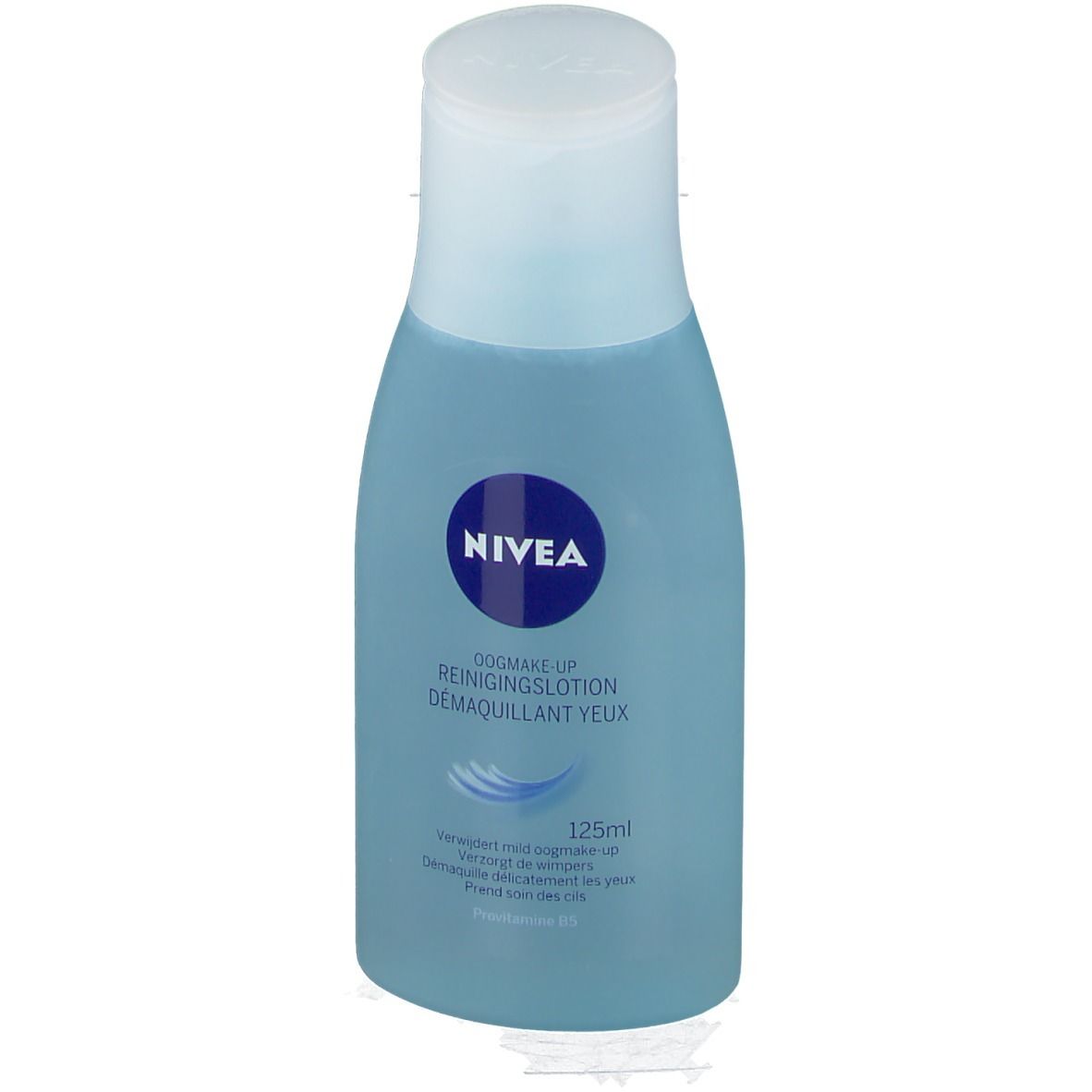 Struccante Occhi NIVEA Extra Delicato, vista laterale con indicazione 125ml.