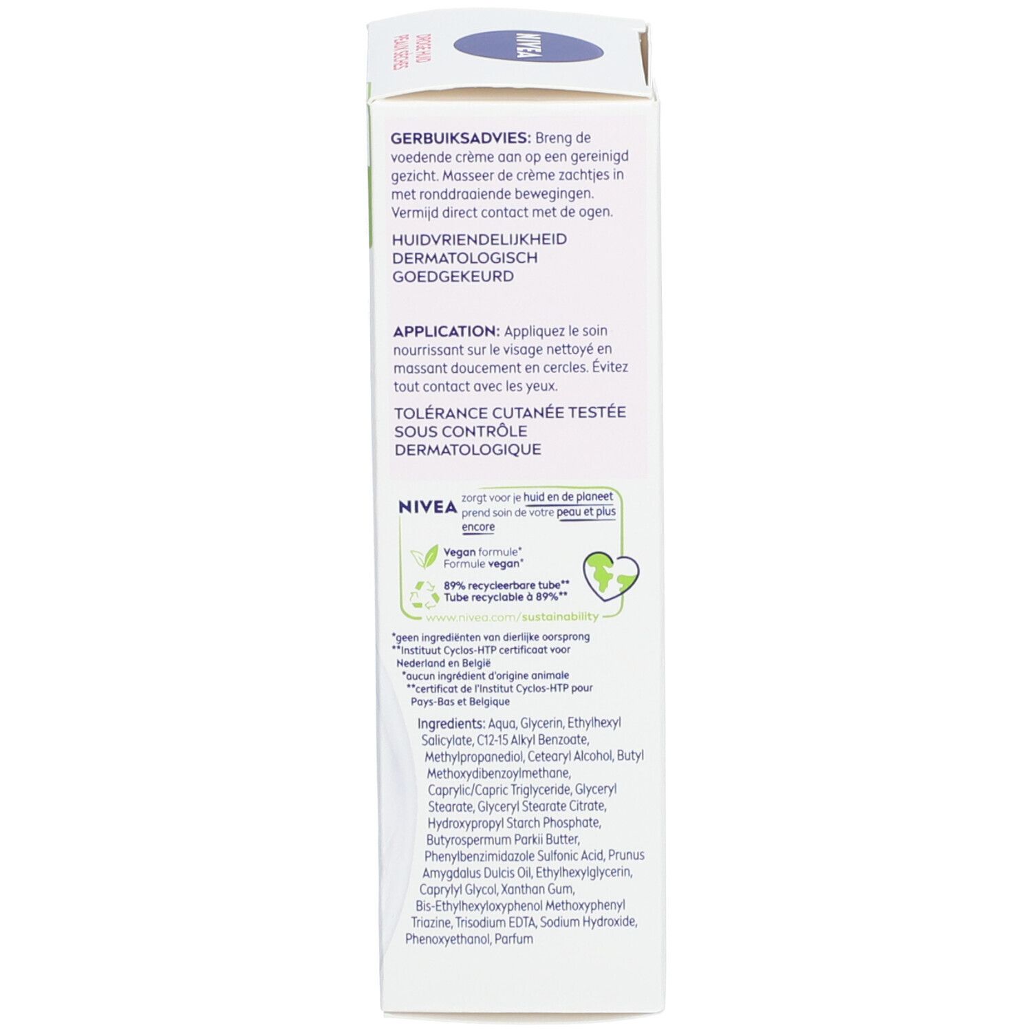 Scatola NIVEA Essentials Crema da giorno SPF15, informazioni dettagliate.