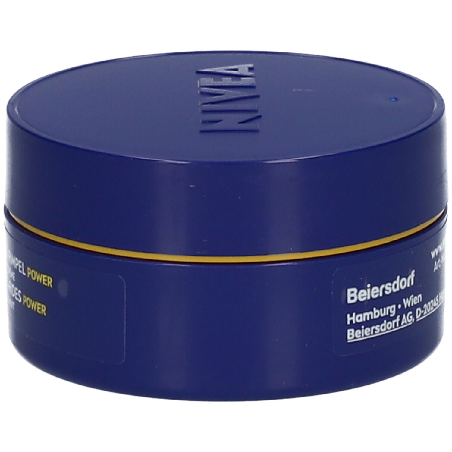 NIVEA Q10 POWER Crema notte antirughe con scatola aperta. La scatola mostra 'Nuova formula'.