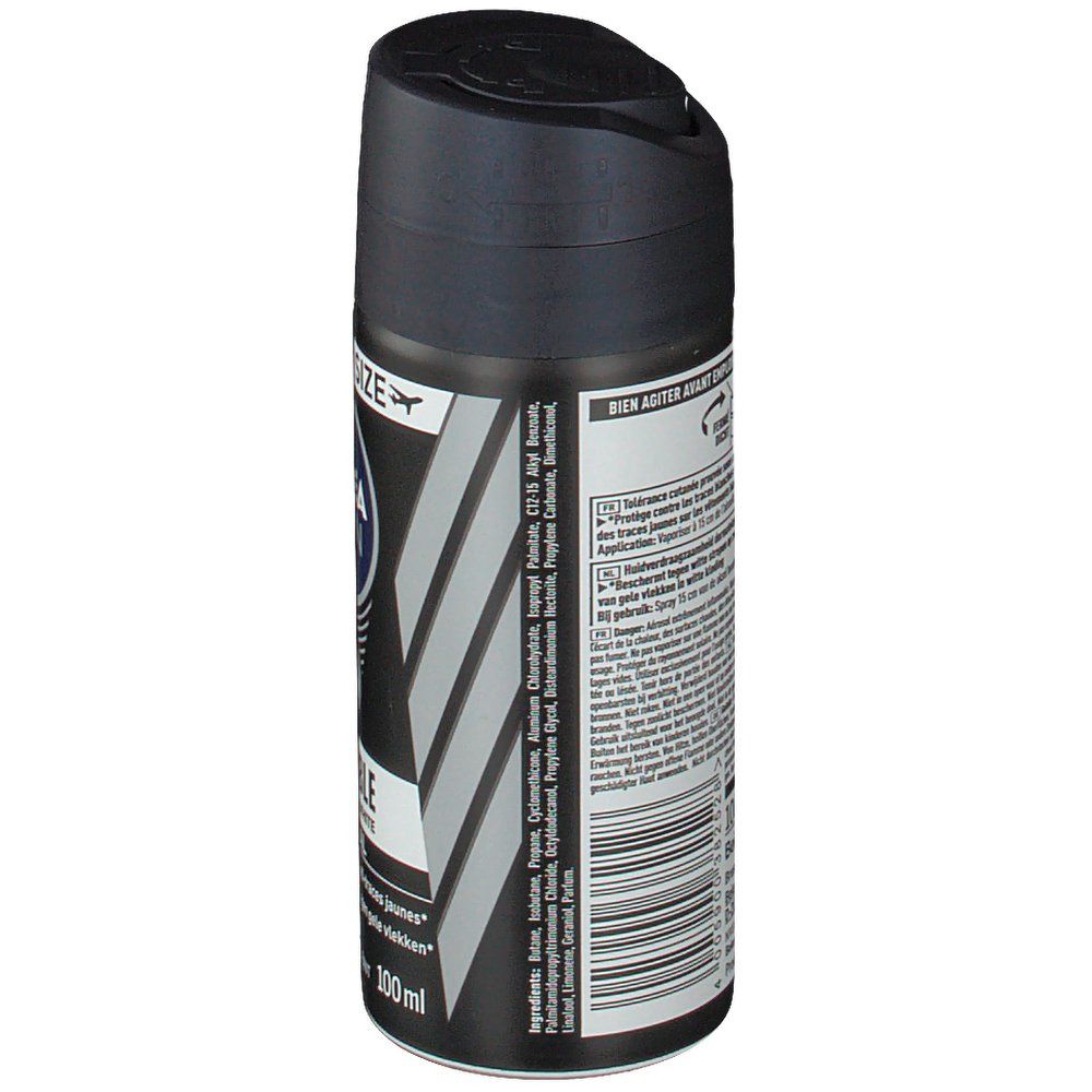 Nivea Deodorant Travel Size Black&White Spray For Men