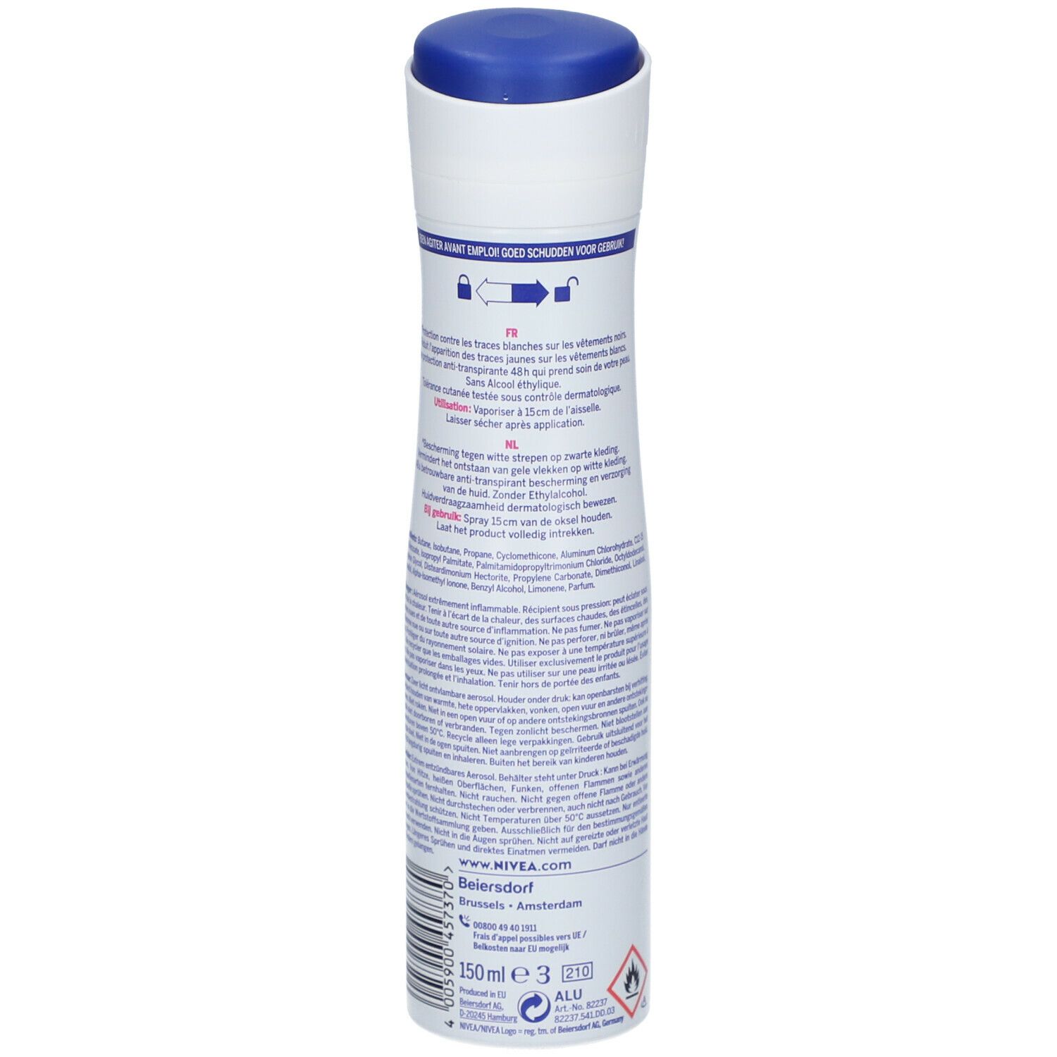 Nivea Deodorant Invisible Black & White Clear Spray For Women