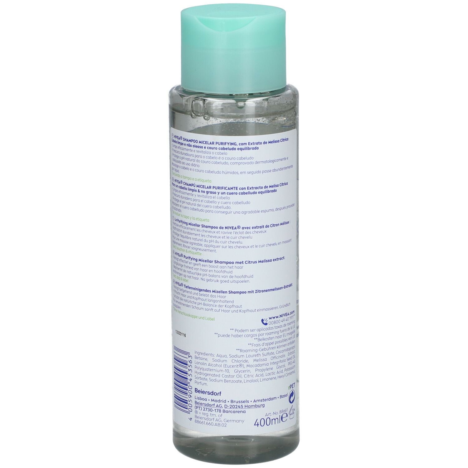 Nivea Hair Care Purifying Micellar Shampoo