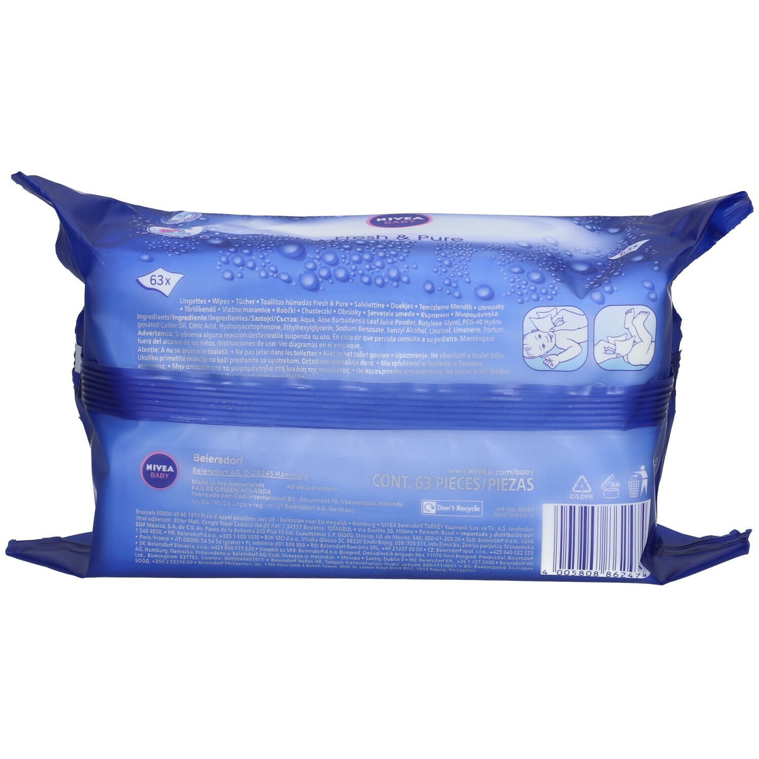 NIVEA BABY Salviettine Fresh & Pure