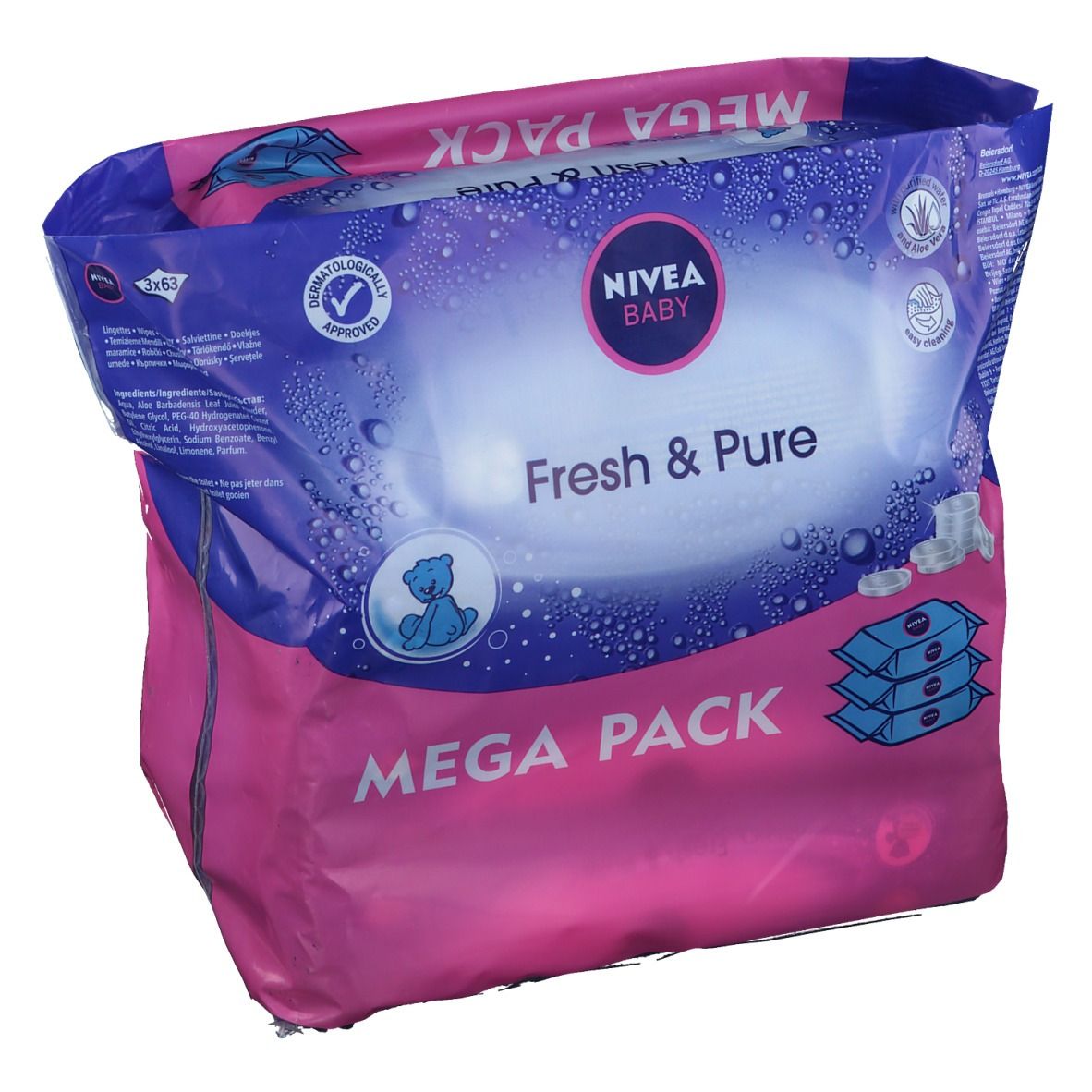 NIVEA BABY Salviettine Fresh & Pure Mega Pack